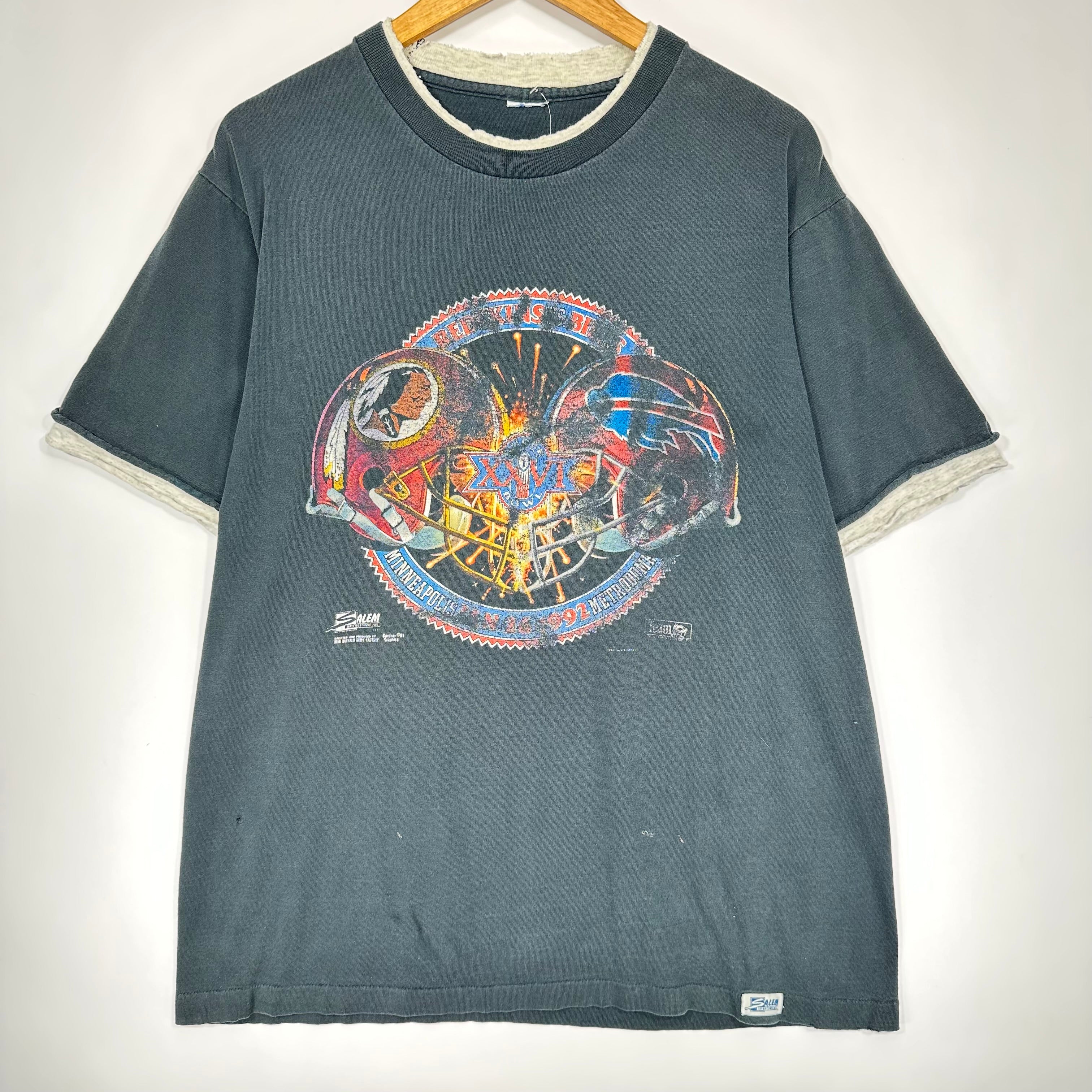 Vintage Buffalo Bills 1992 Super Bowl Double Shirt Large
