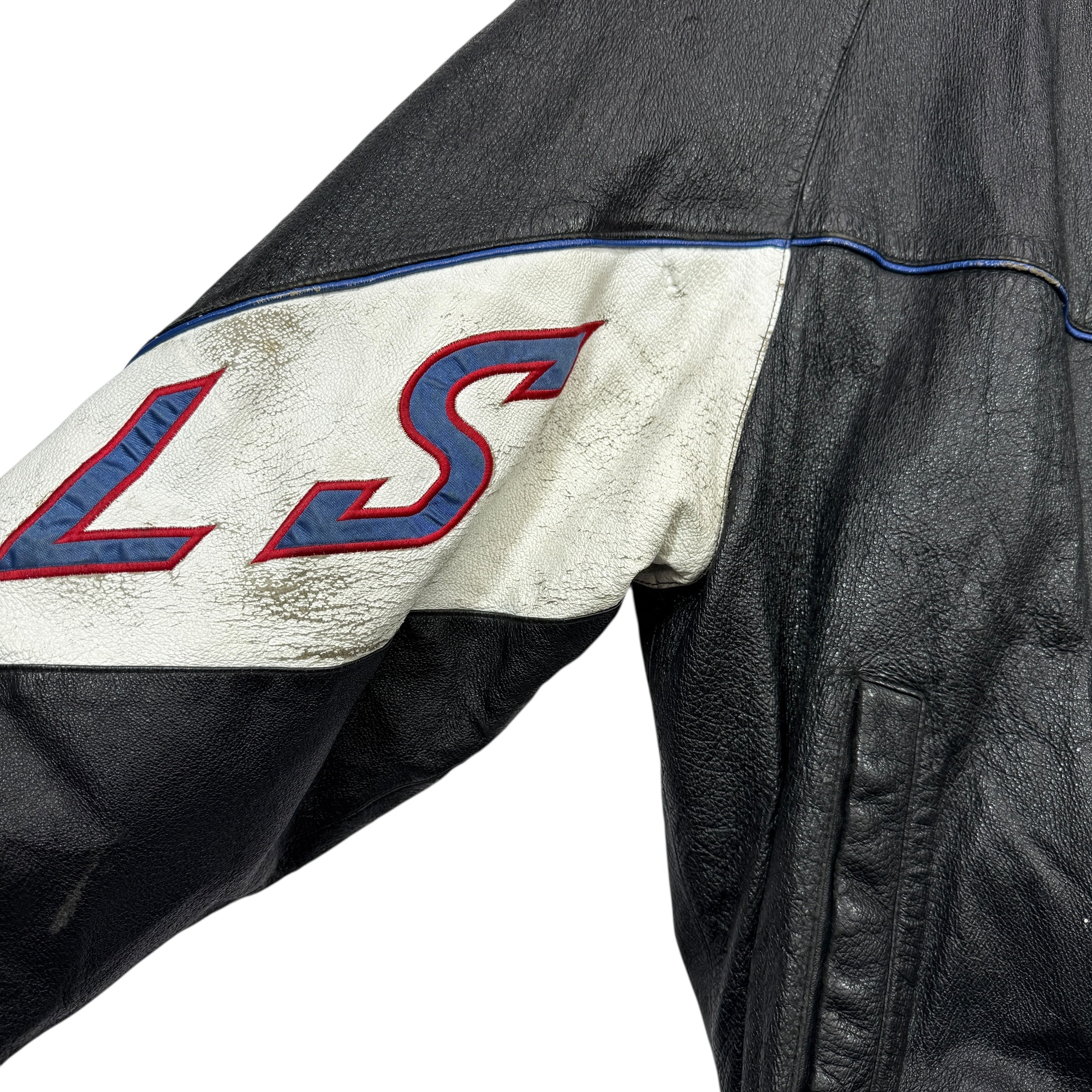 Vintage Buffalo Bills Leather Jacket XL