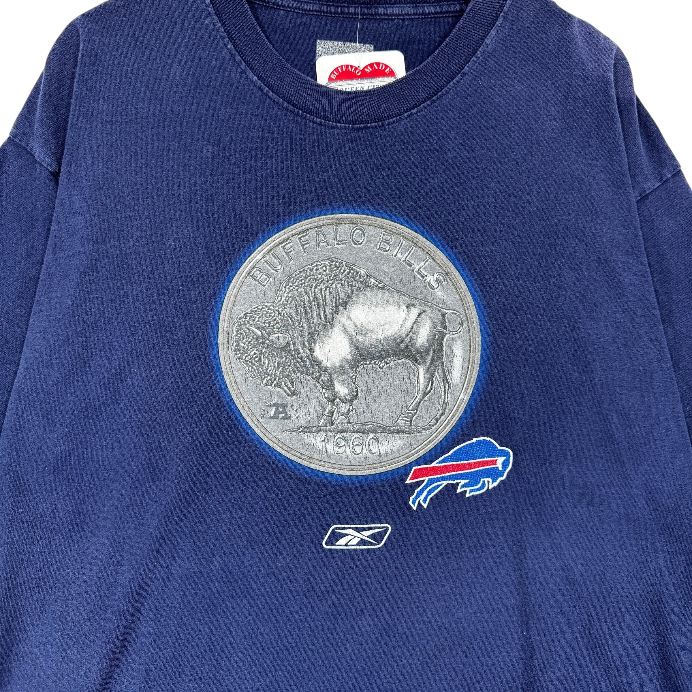Vintage Buffalo Bills Coin Shirt Large