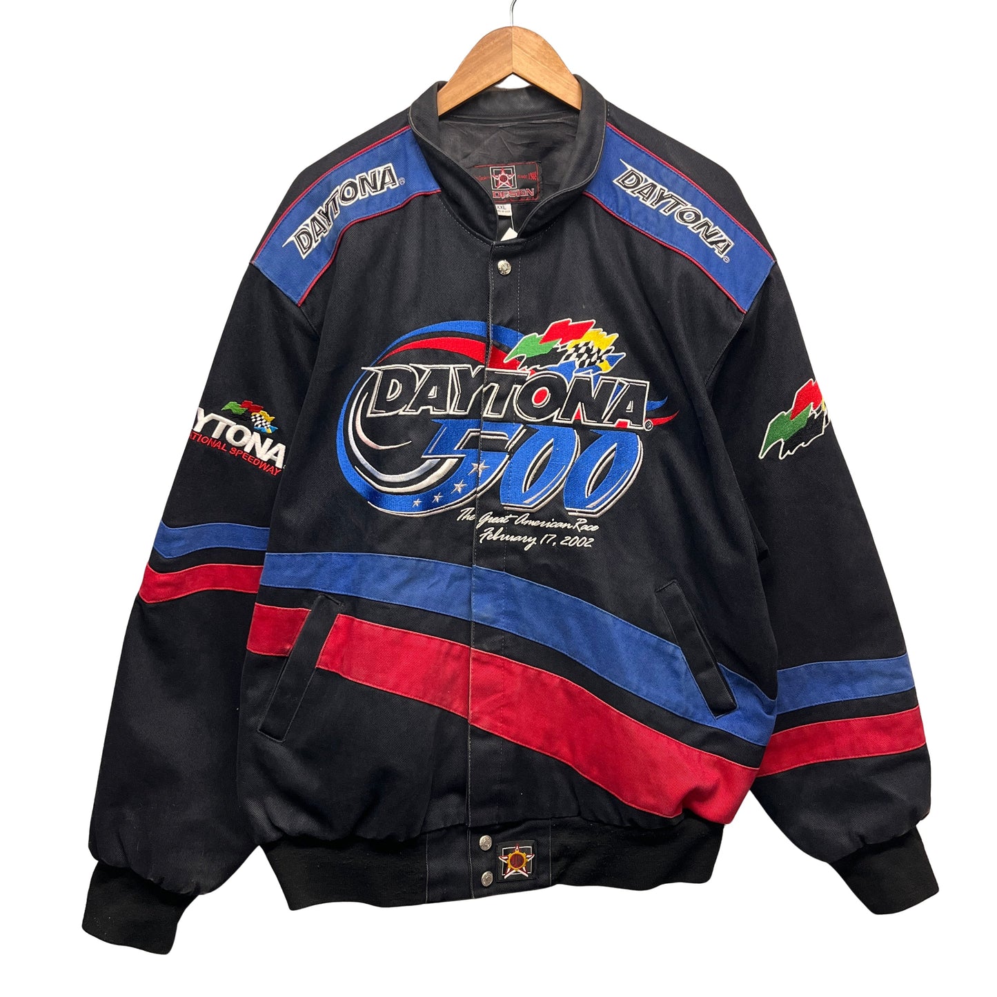 Vintage Jeff Hamilton 2002 Daytona 500 Racing Jacket XXL