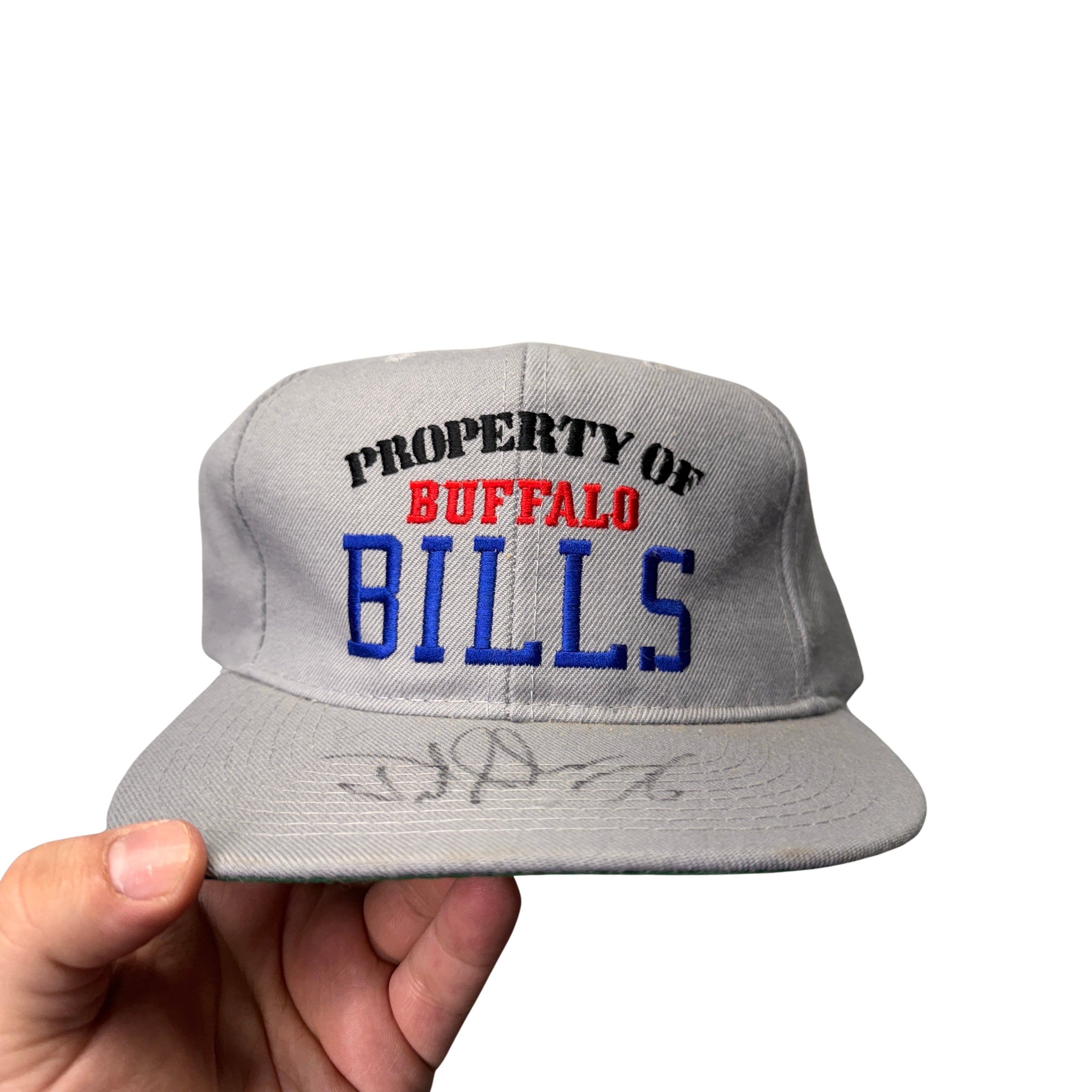 Vintage Buffalo Bills Property Of Signed Snapback Hat