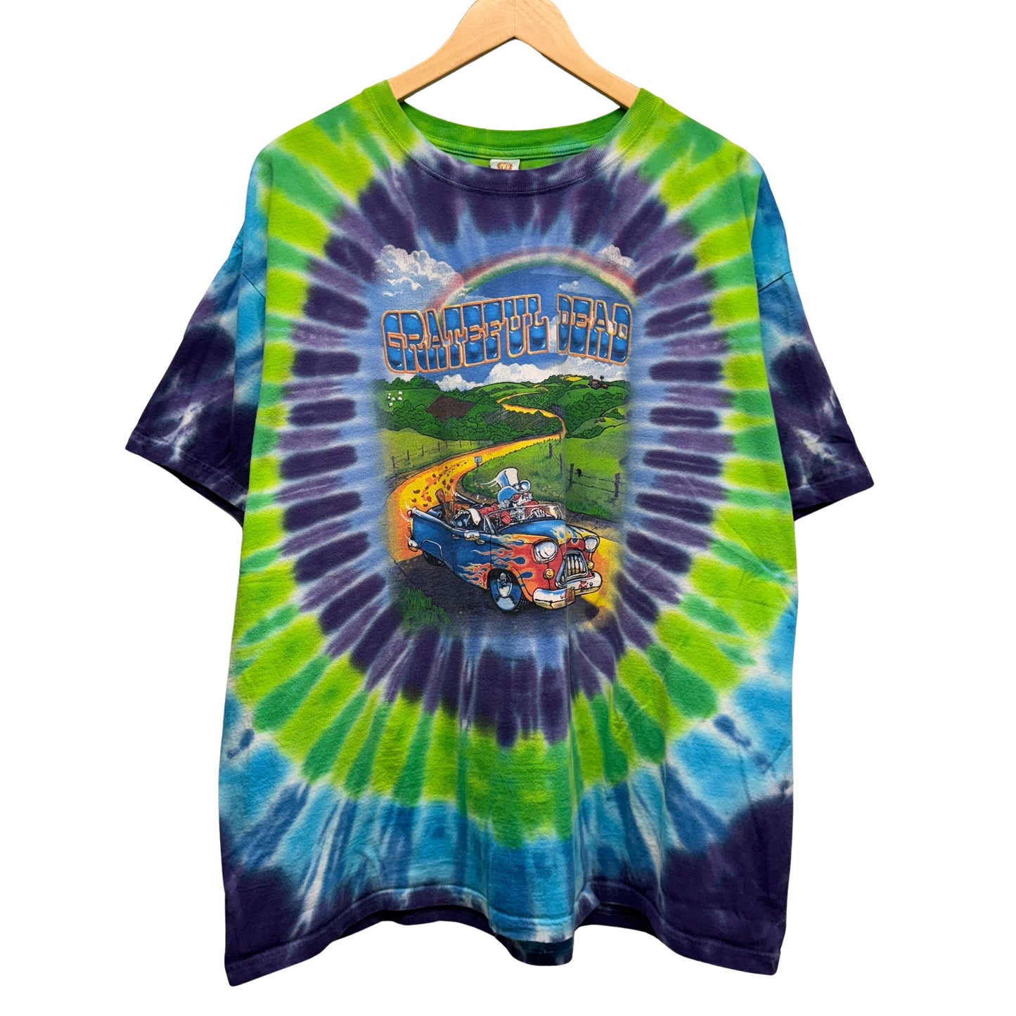 Vintage Grateful Dead Truckin’ Up To Buffalo Tie Dye Shirt XL