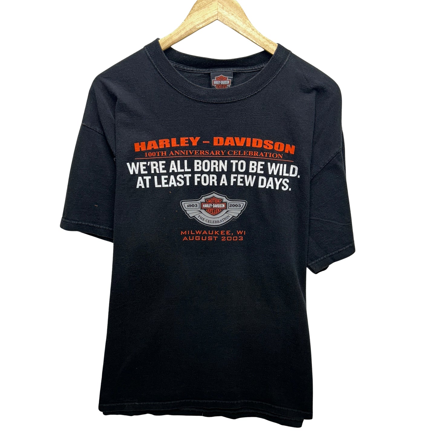 Vintage Harley Davidson 100 Years Milwaukee WI Shirt XL