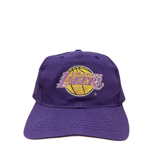 90s Drew Pearson Los Angeles Lakers Snapback Hat
