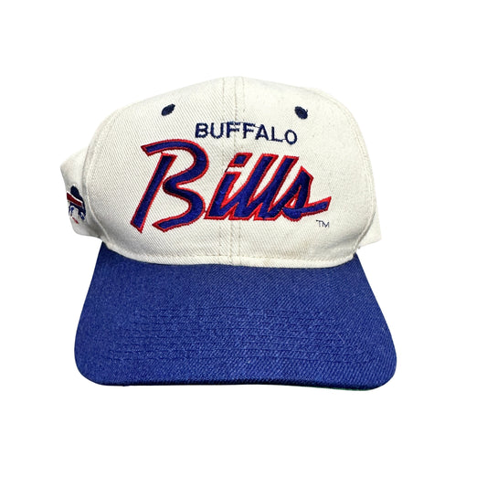 90s Buffalo Bills Sports Specialties Script Snapback Hat