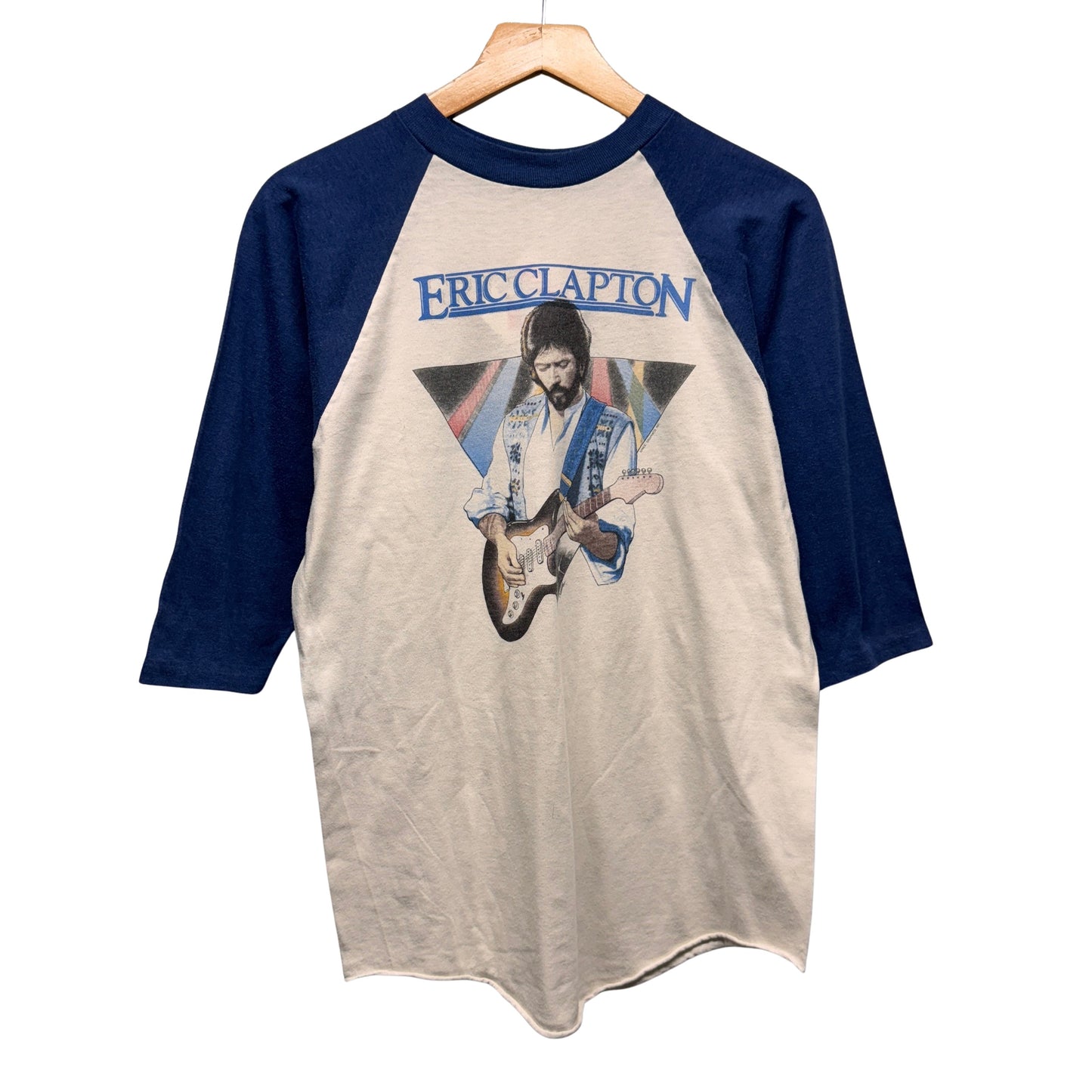 Vintage Eric Clapton 1983 Tour Raglan Shirt Medium