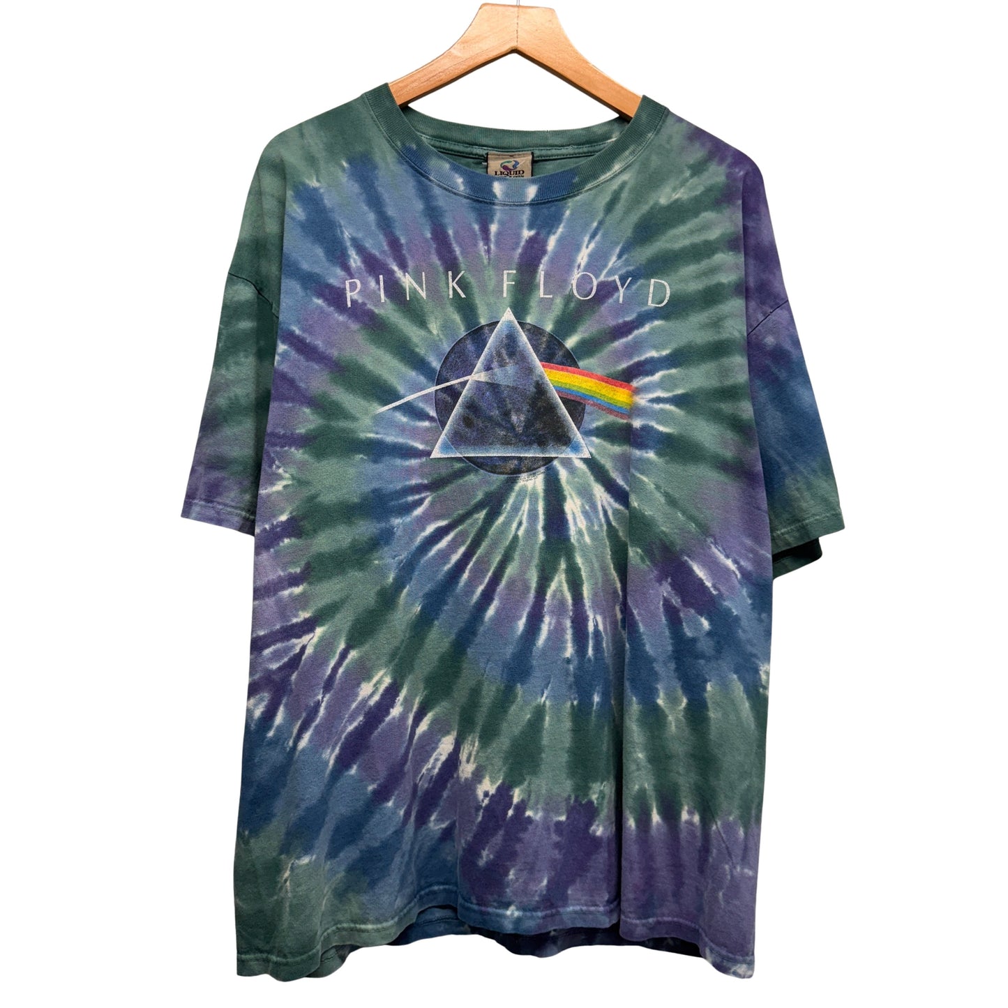 Vintage Y2K Pink Floyd Tie Dye Shirt XL