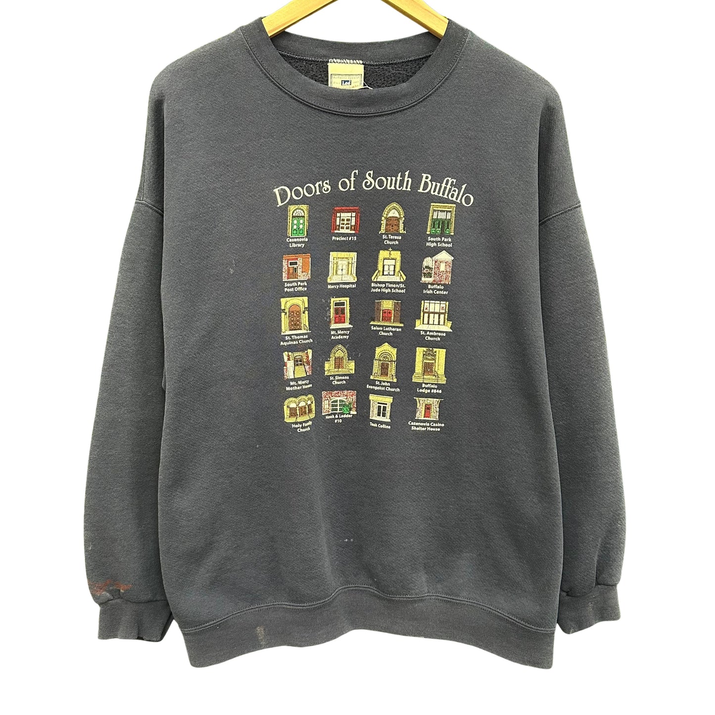 Vintage South Buffalo Doors Crewneck Sweatshirt XL