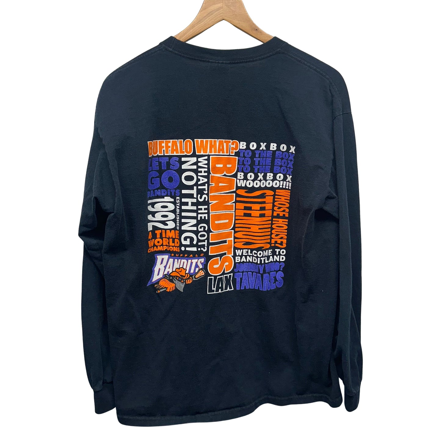 Vintage Buffalo Bandits Long Sleeve Shirt Medium