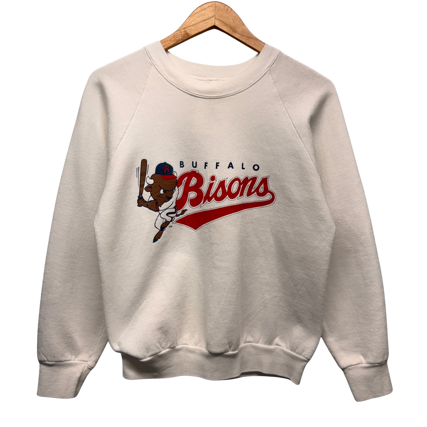 Vintage Buffalo Bisons Crewneck Sweatshirt Medium