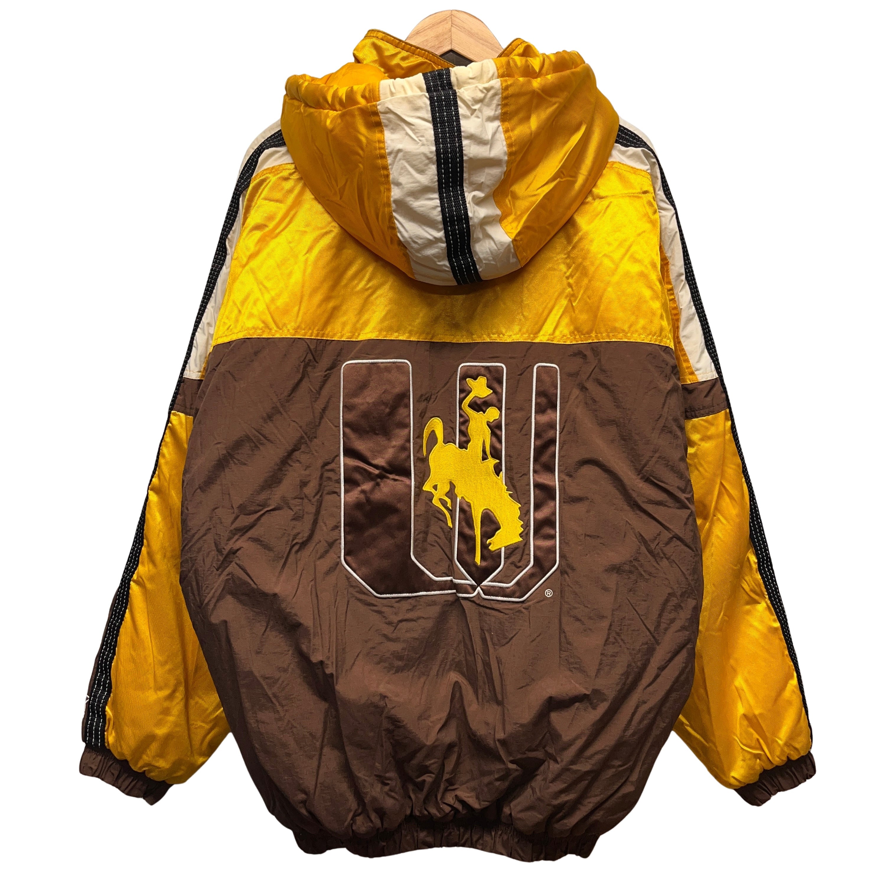 Vintage Wyoming Cowboys Buffalo Bills Starter Puffer Jacket XL
