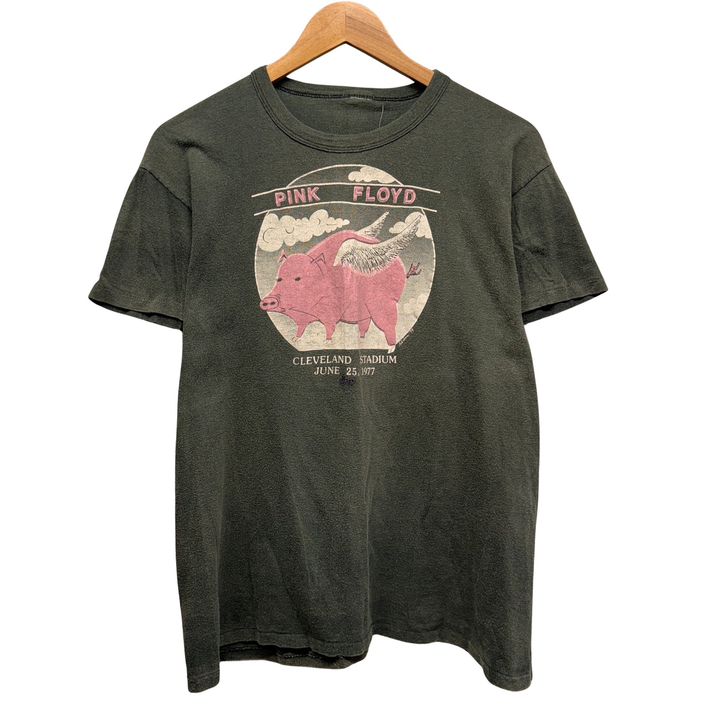Vintage Pink Floyd 1977 Cleveland Stadium Concert Shirt Large