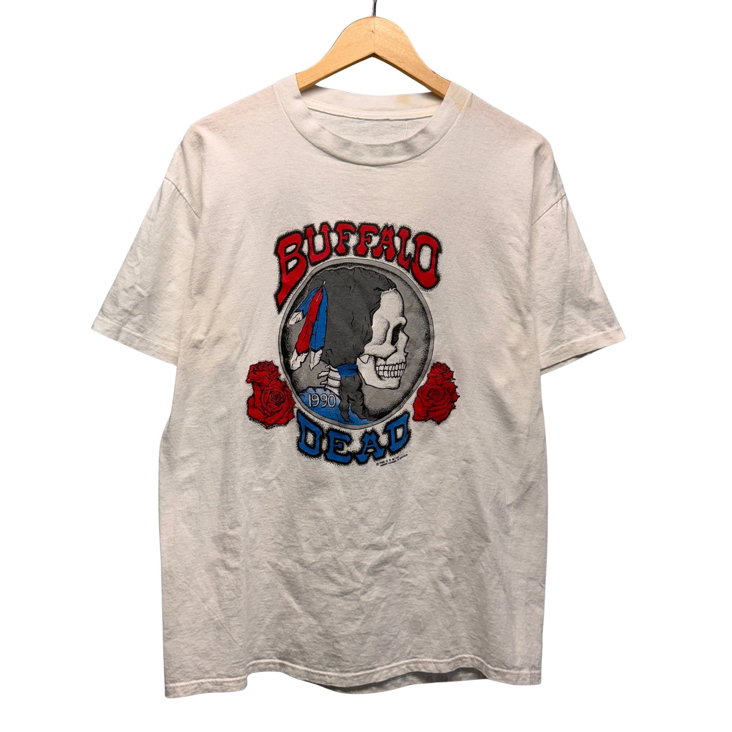 Vintage Grateful Dead 1990 Buffalo Dead Shirt Large