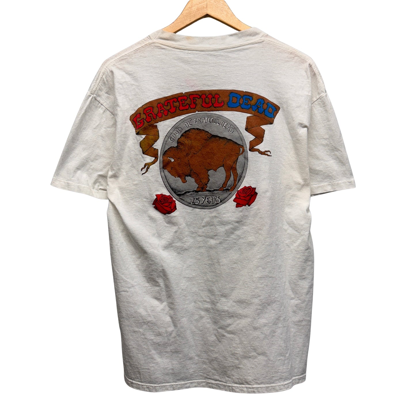Vintage Grateful Dead 1990 Buffalo Dead Shirt Large