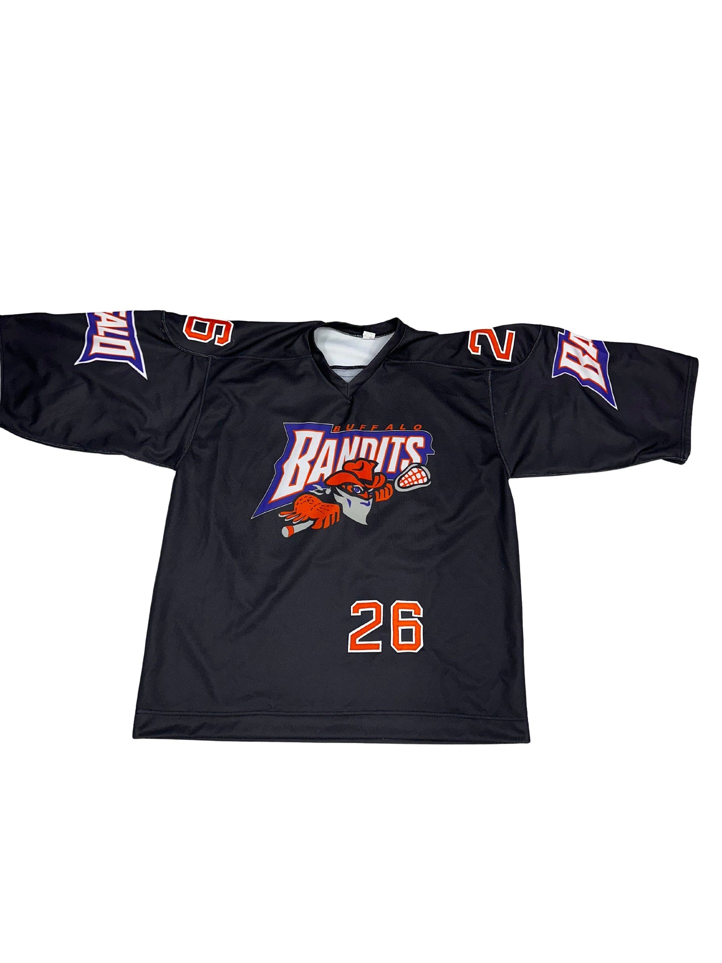 Vintage GAME USED Signed Buffalo Bandits Jersey XL-XXL