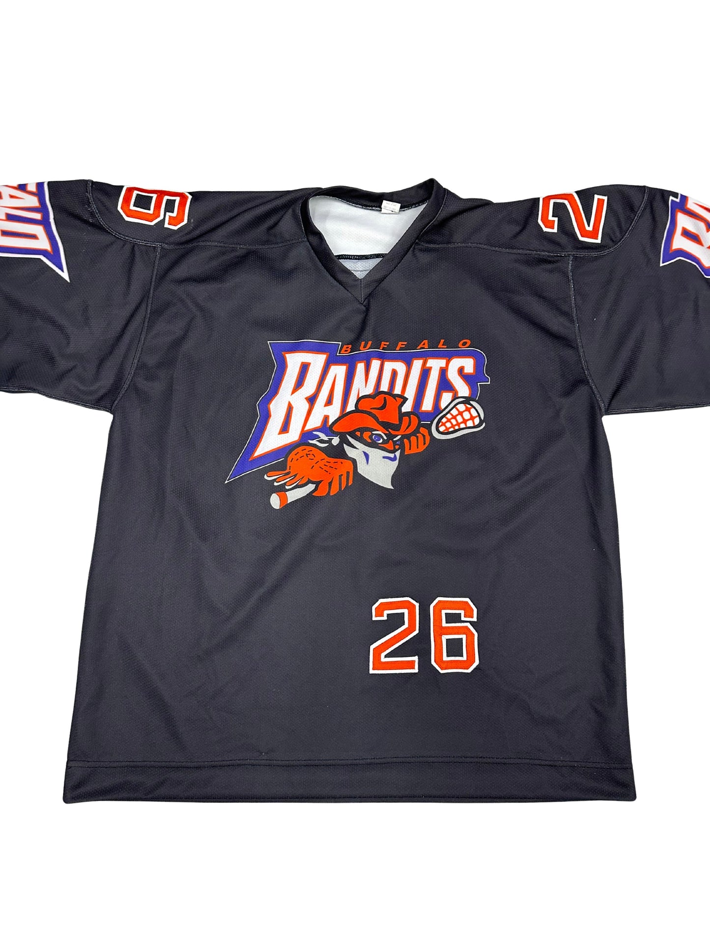 Vintage GAME USED Signed Buffalo Bandits Jersey XL-XXL