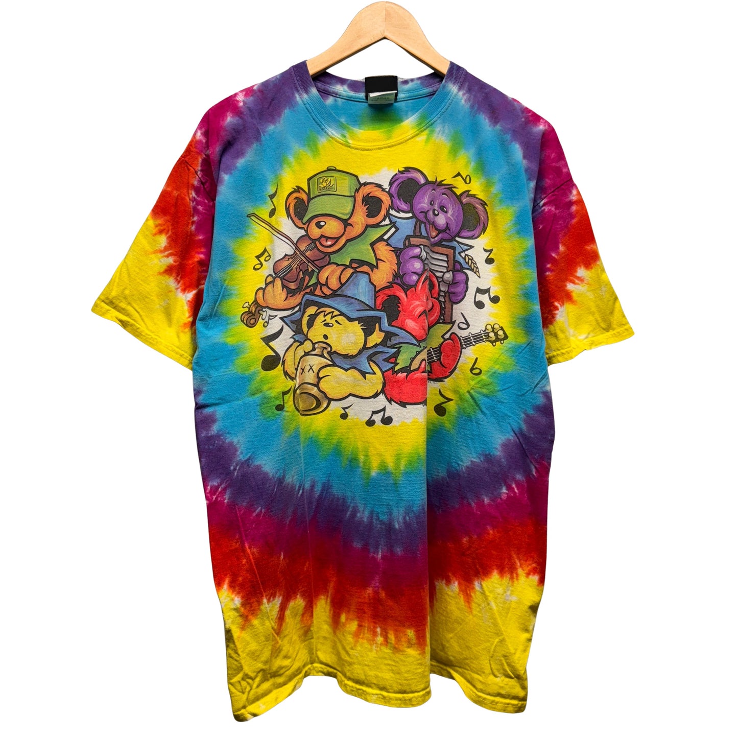 Vintage Grateful Dead Big River Jamboree Tie Dye Shirt XL