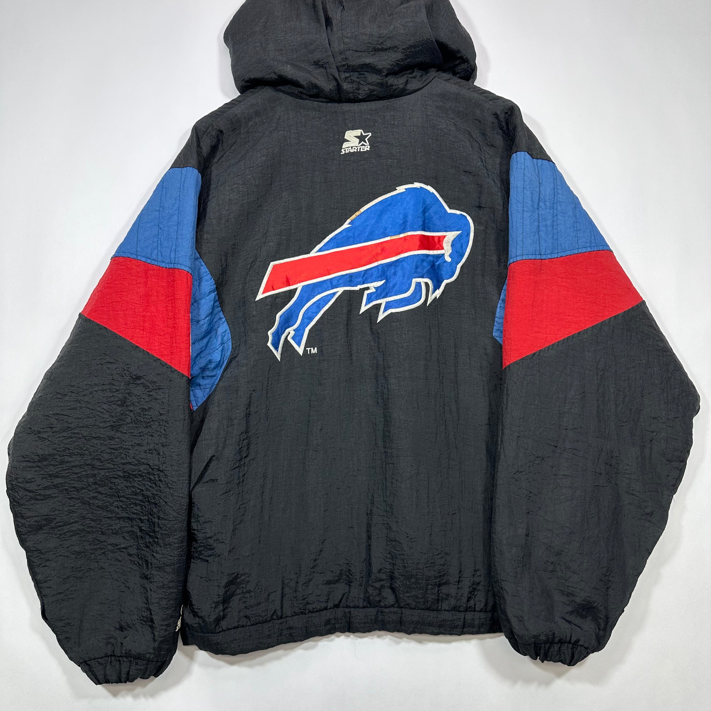 Vintage Buffalo Bills Starter Pullover Puffer Jacket Medium