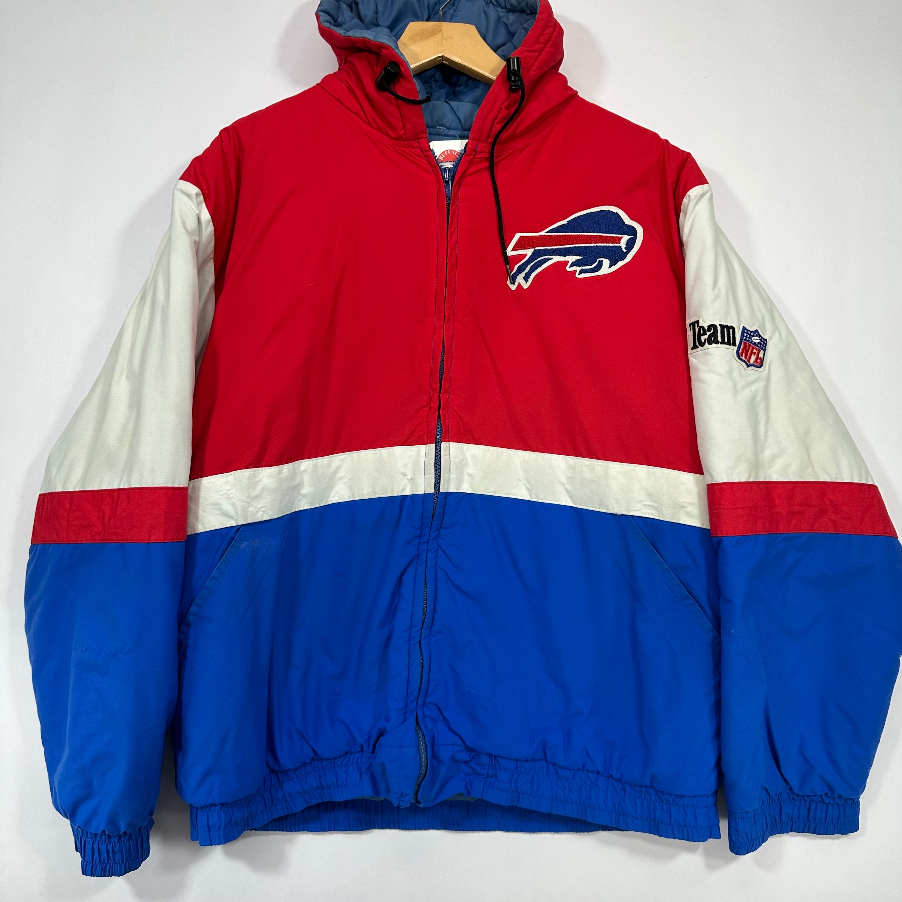 Vintage Buffalo Bills Puffer Jacket Large