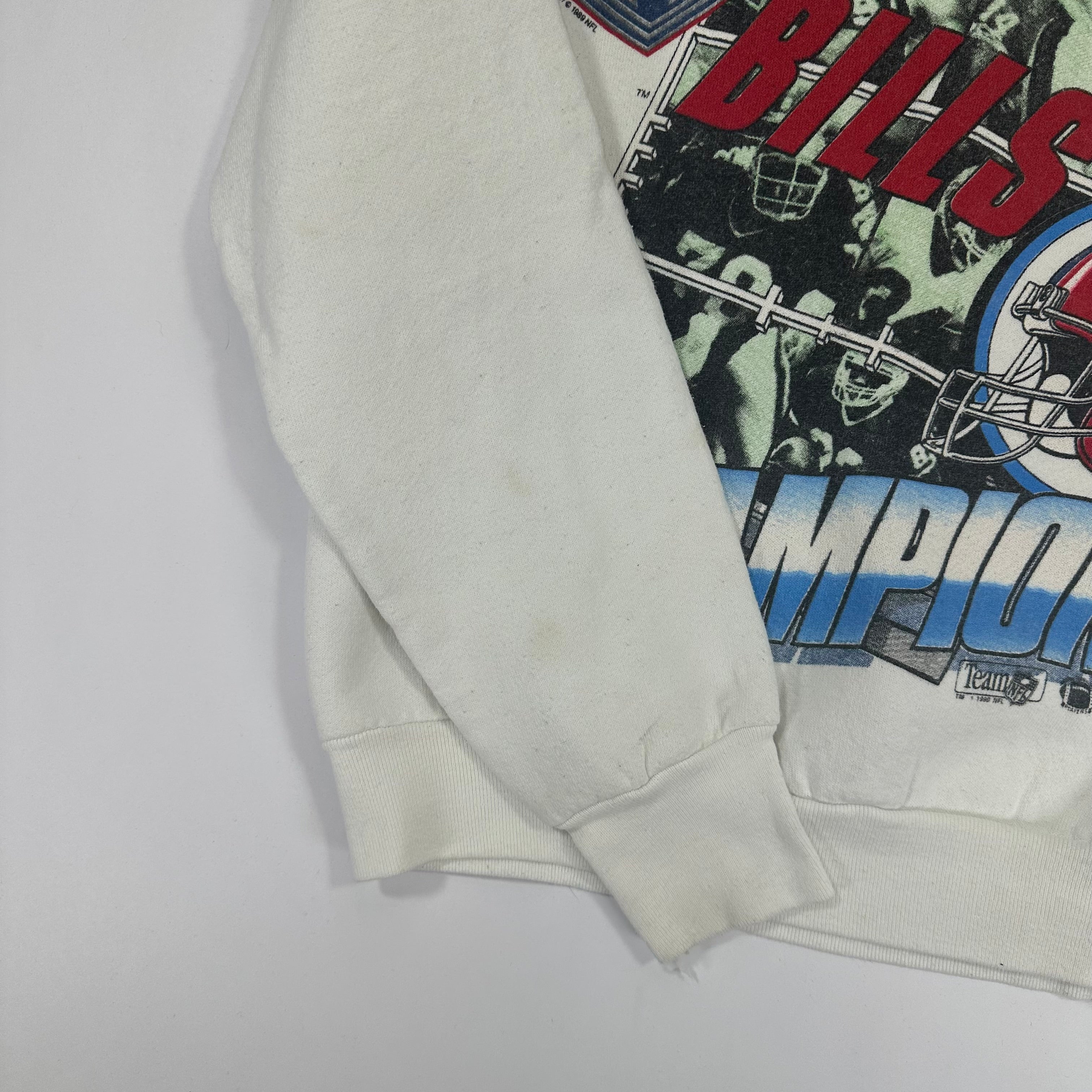 Vintage Buffalo Bills 1990 AFC CHAMPS Crewneck Sweatshirt Small