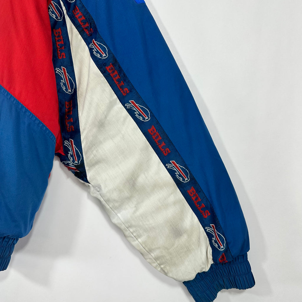 Vintage Buffalo Bills Pro Player Tape Logo Puffer Jacket Large