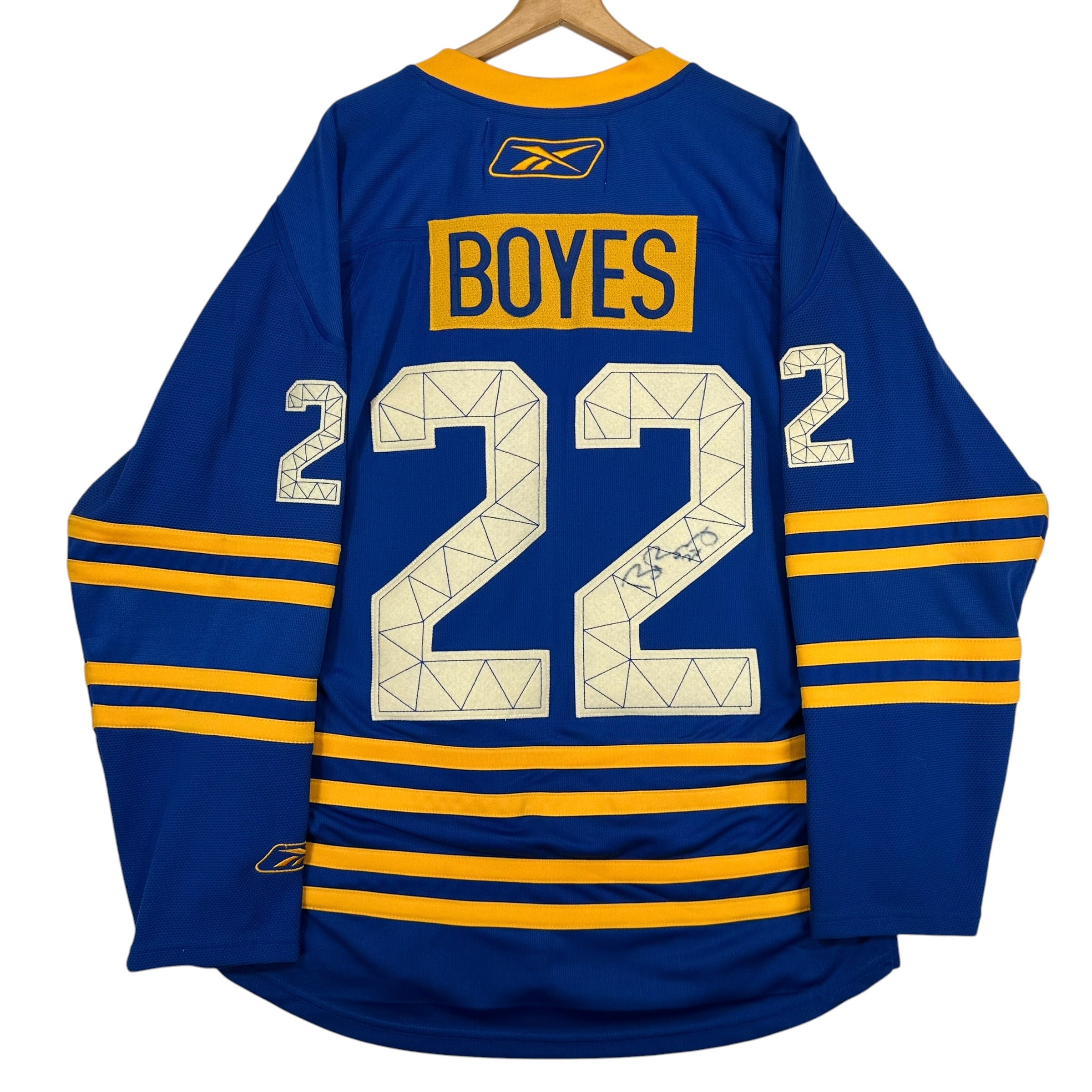 Vintage Buffalo Sabres Signed Brad Boyes Jersey Large