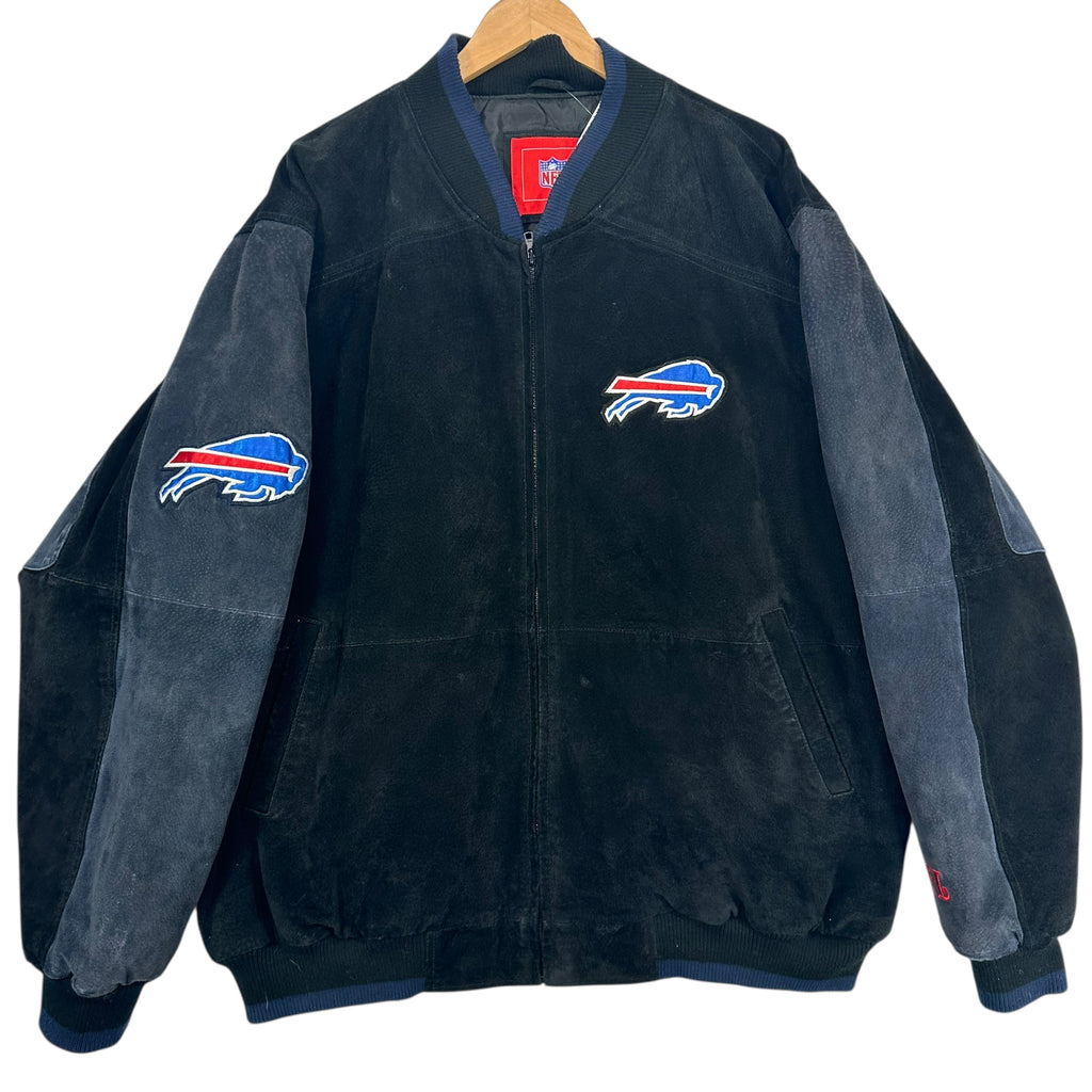 Vintage Buffalo Bills Suede Leather Jacket XL