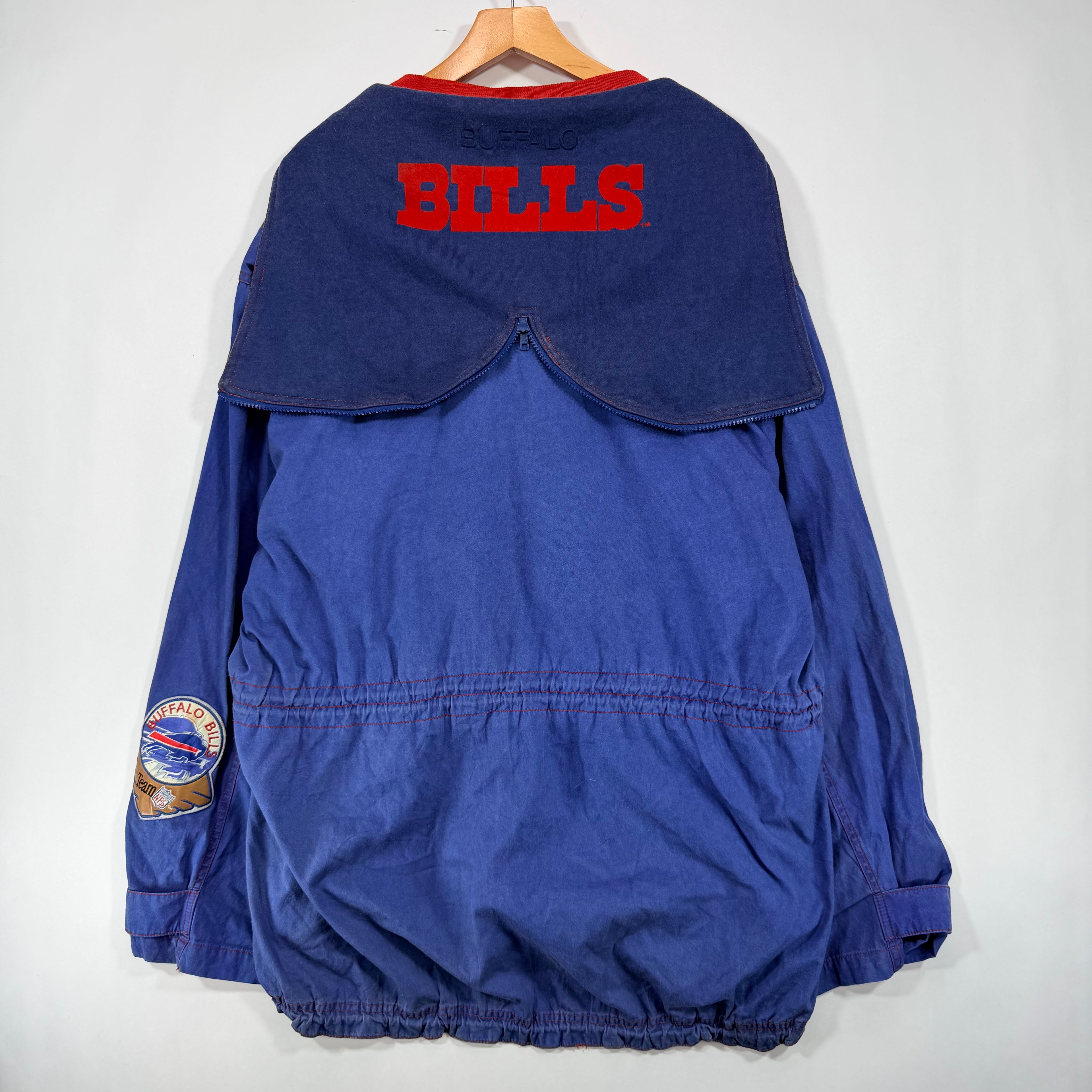 Vintage Buffalo Bills Light Weight Parka Jacket Large