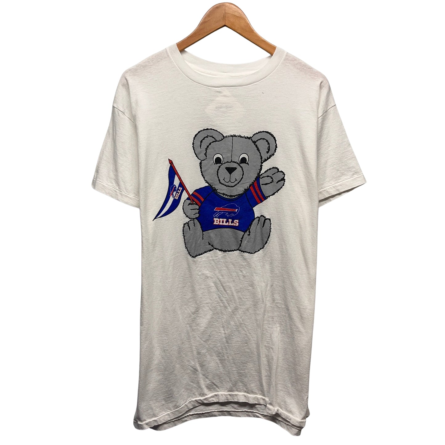 Vintage Buffalo Bills Teddy Bear Sleep Shirt XXL