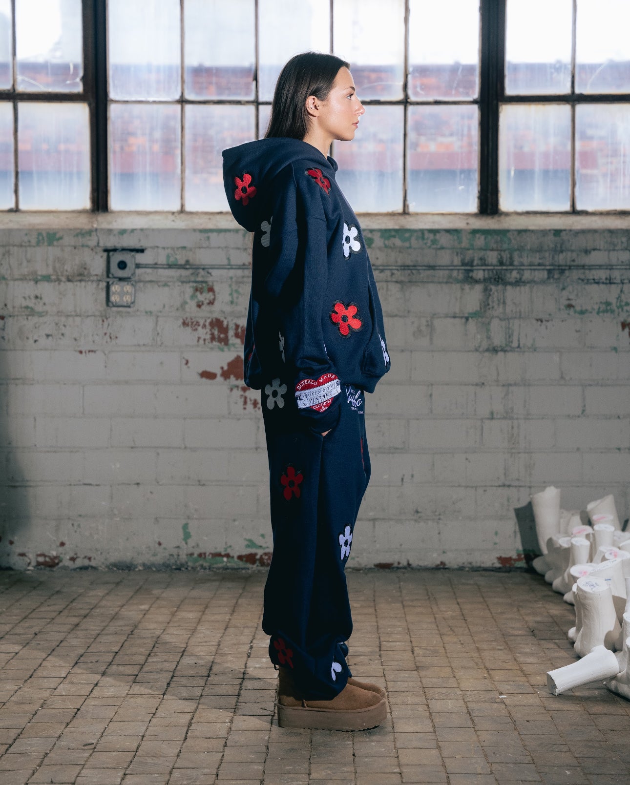 QCV Exclusive x KP MADE ME “WELCOME TO BUFFALO” Embroidered Hoodie Sweatshirt