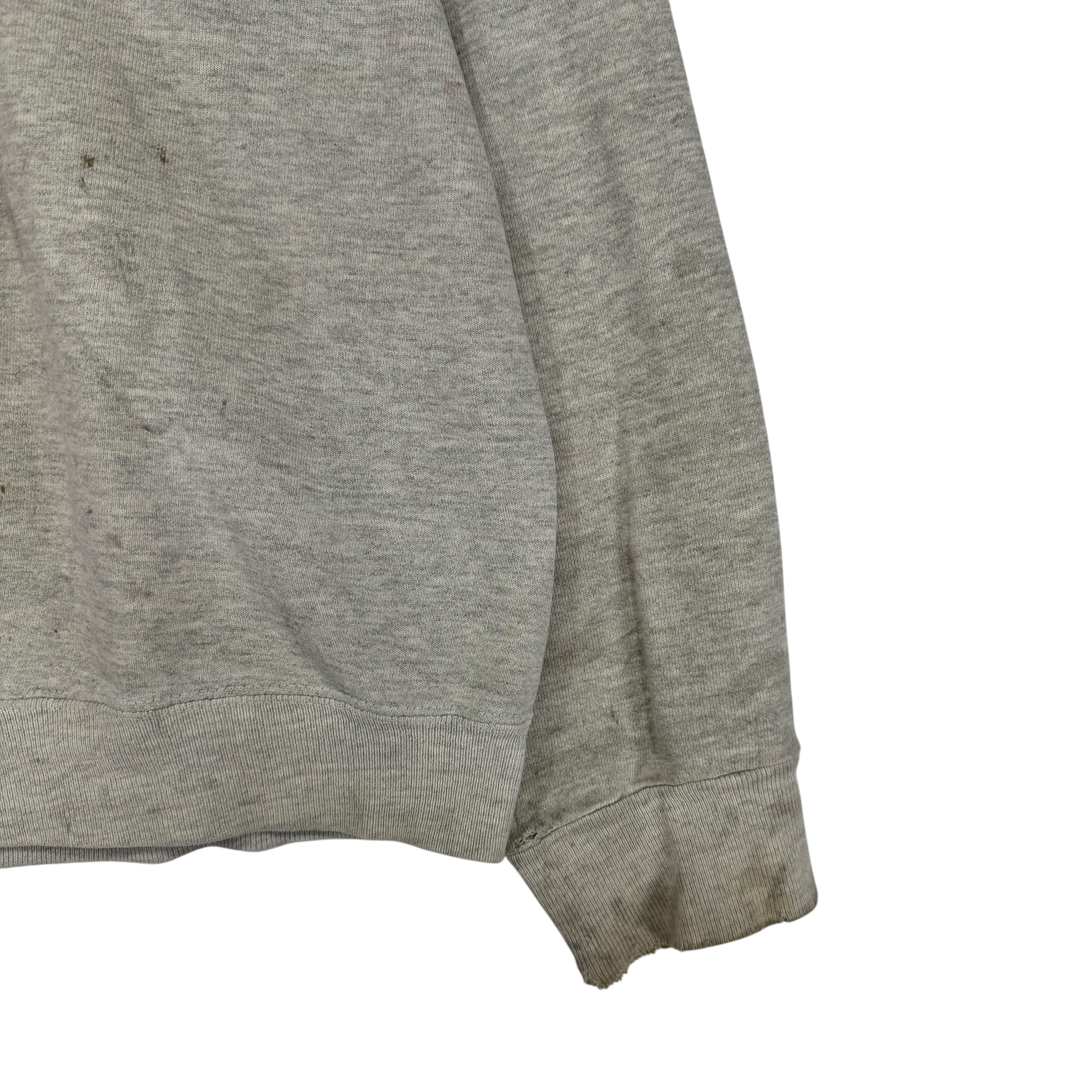 Vintage Thrashed Georgetown Crewneck Sweatshirt Large