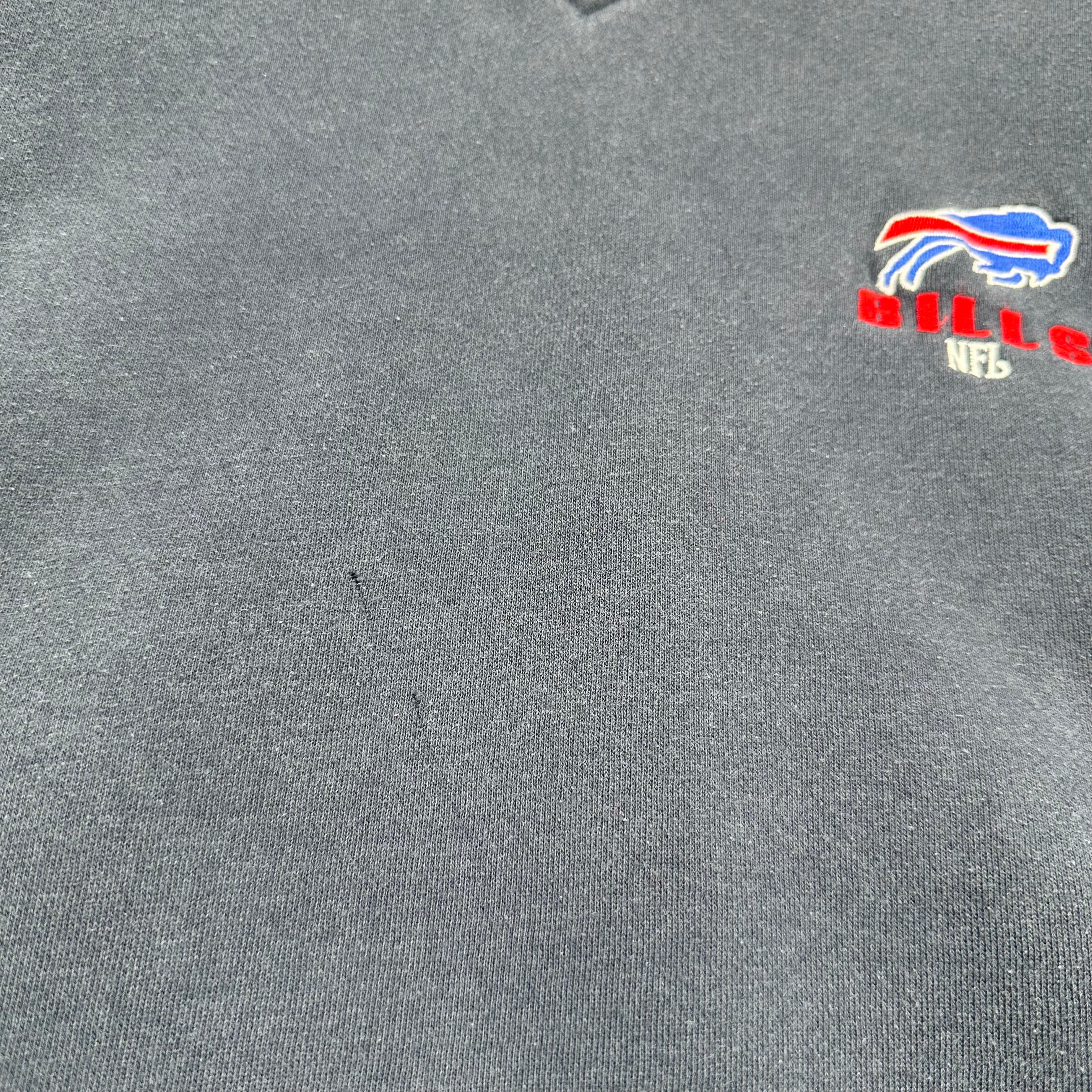 Vintage Buffalo Bills Embroidered Crewneck Sweatshirt Large