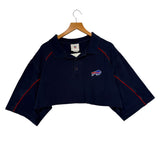 Vintage Buffalo Bills Cropped Polo Shirt XL