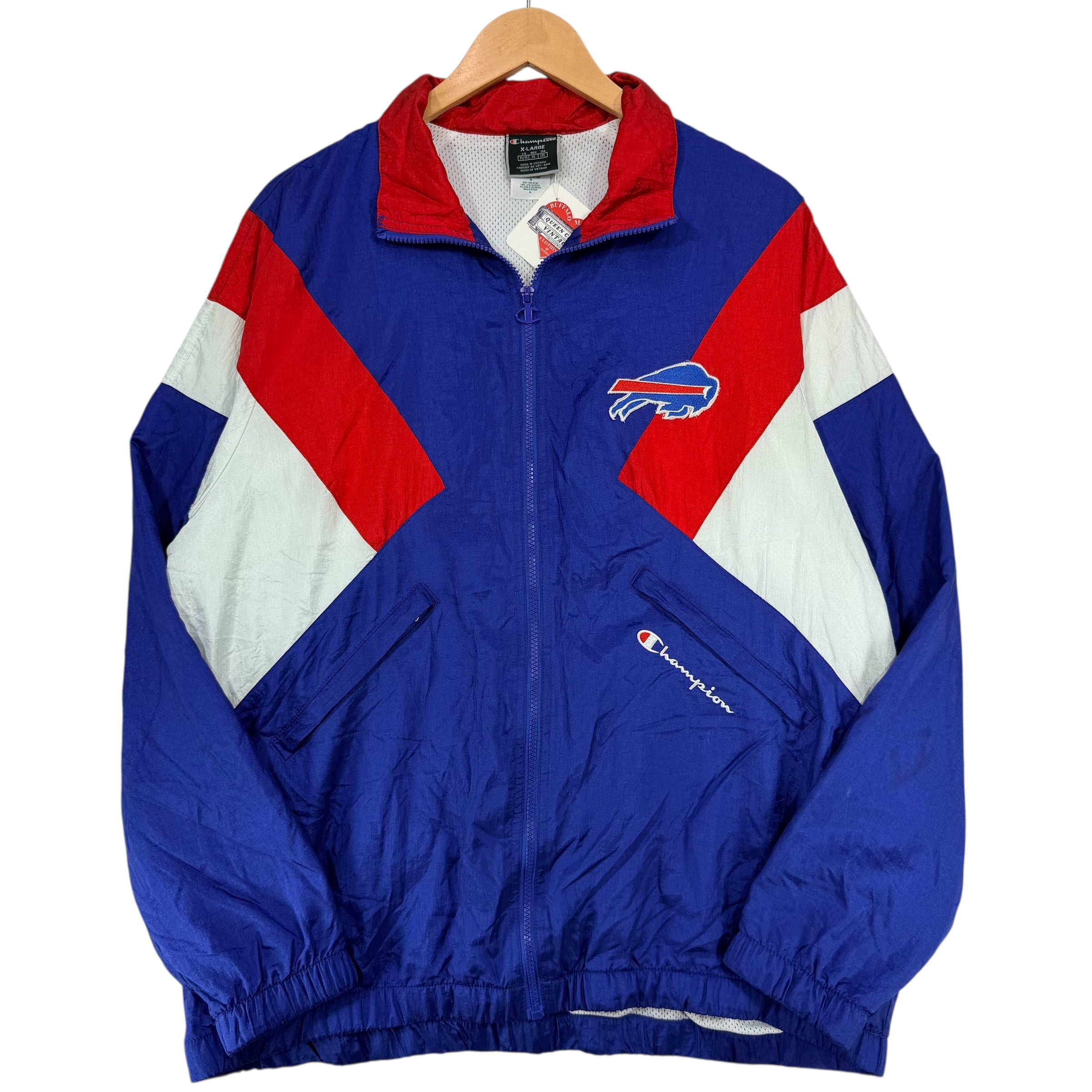 Vintage Buffalo Bills Champion Windbreaker Jacket XL