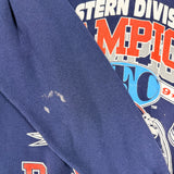 Vintage Buffalo Bills 1990 AFC East Champs Crewneck Sweatshirt Large