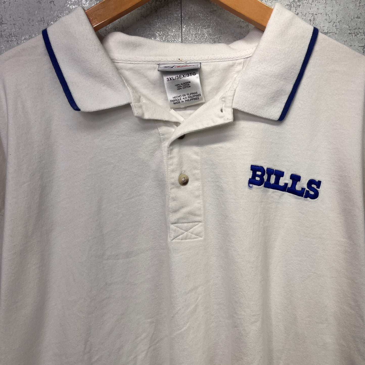 Vintage Buffalo Bills Polo Shirt XXXL 3XL