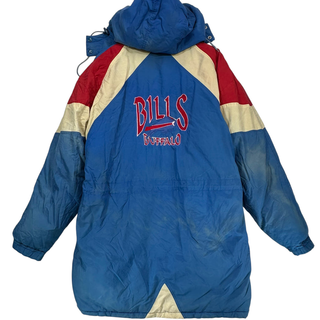 Vintage Buffalo Bills Puffer Parka Jacket Medium