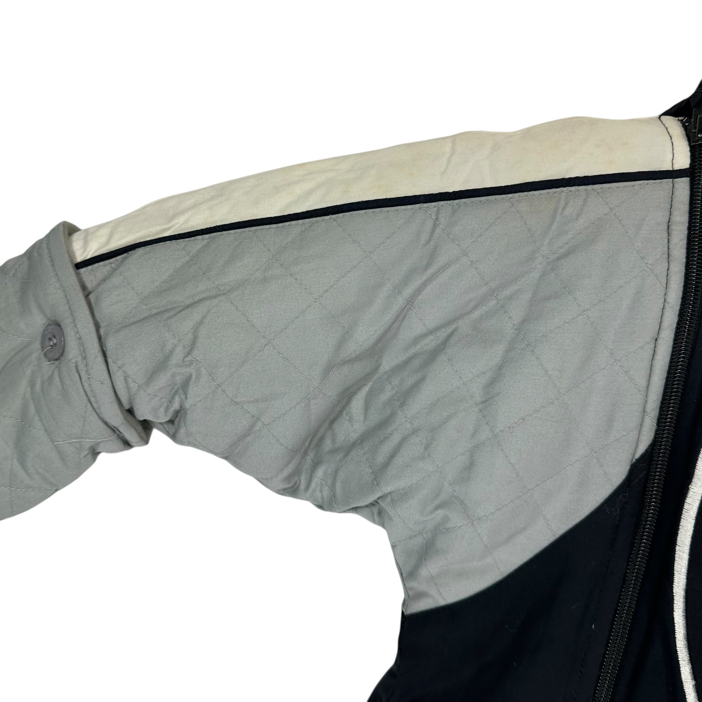 Vintage Kids LA Raiders Onesie Snowsuit Jacket Size 12 Months