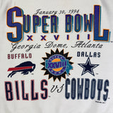 Vintage Buffalo Bills 1994 Super Bowl Crewneck Sweatshirt Large