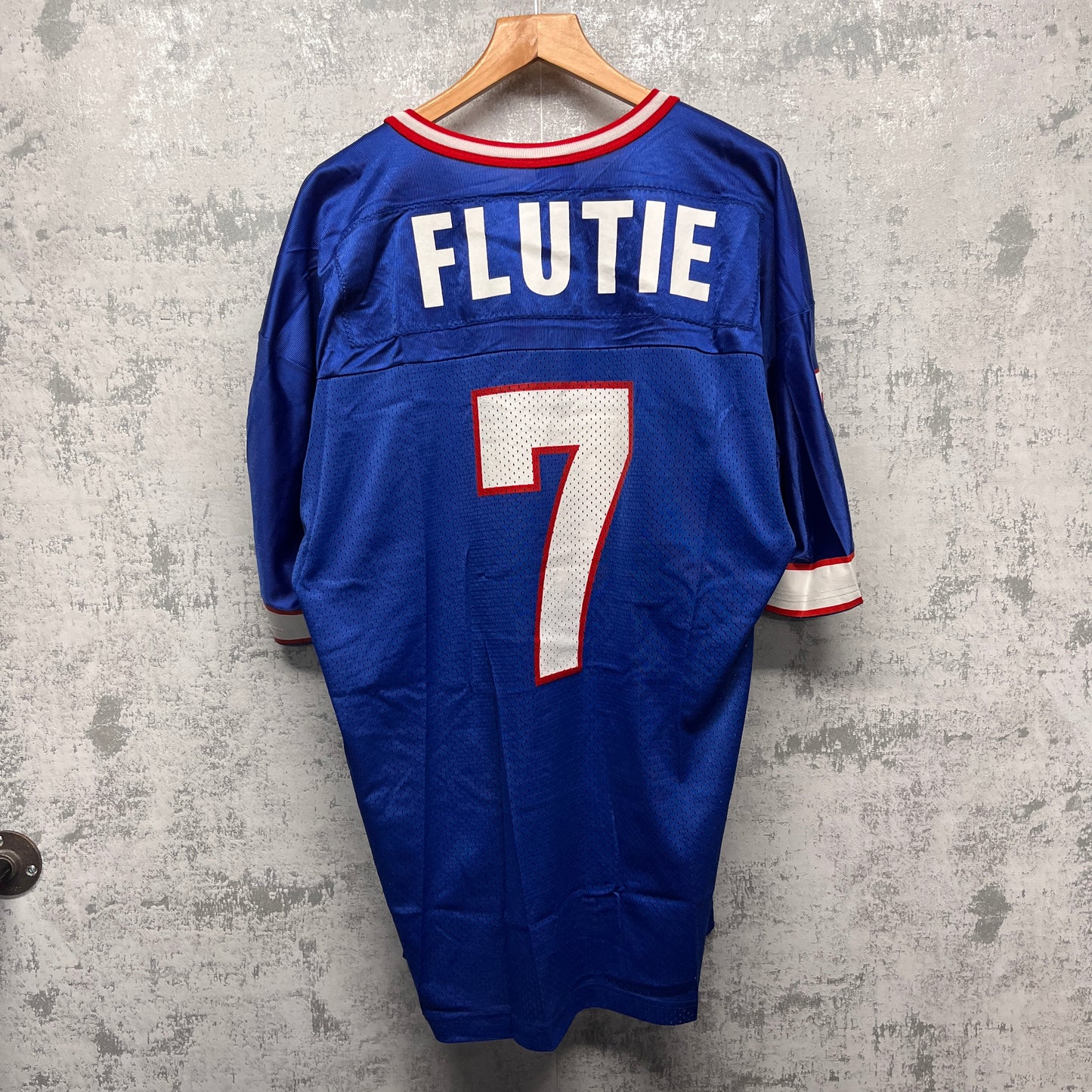 Vintage Buffalo Bills Doug Flutie Jersey Shirt Large