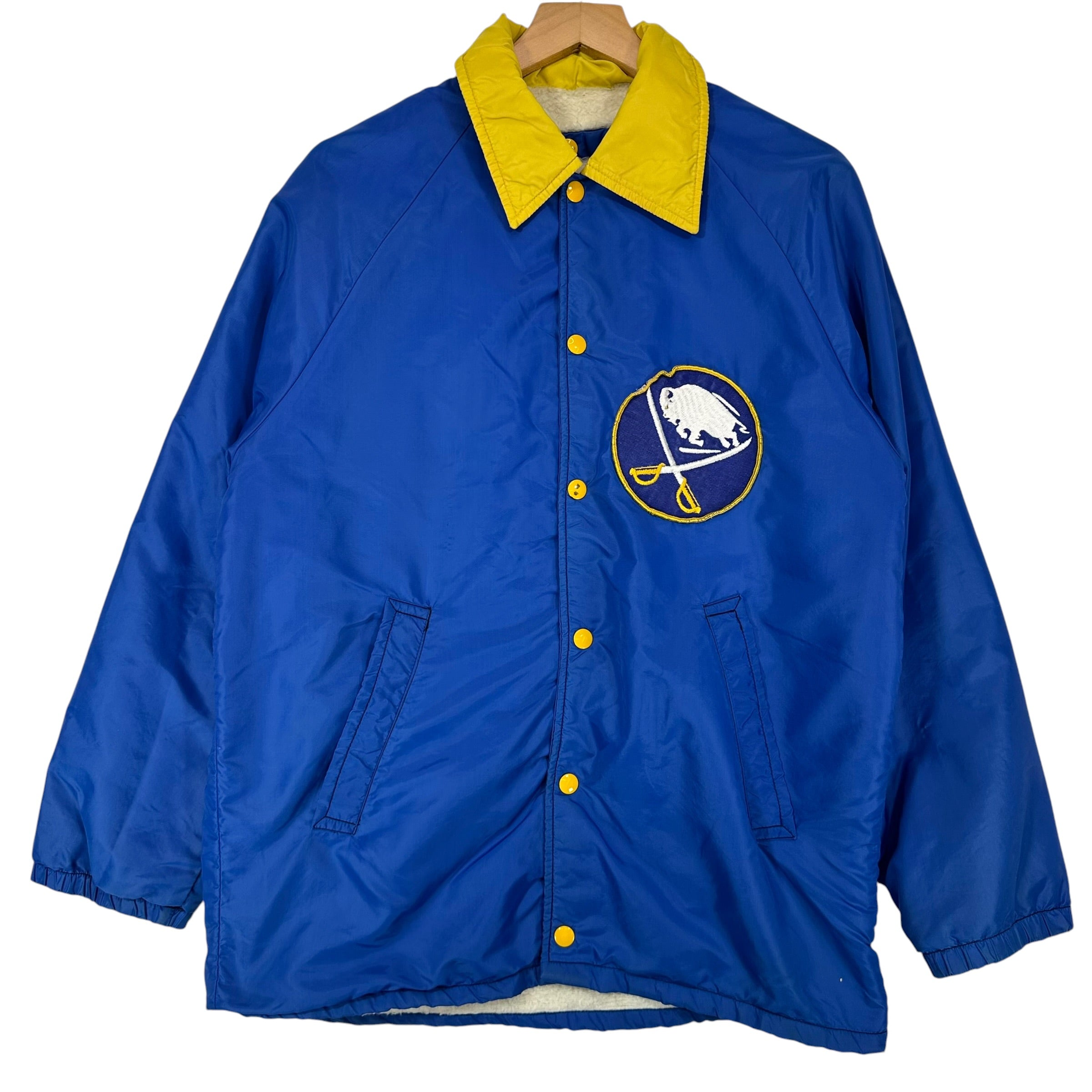 Vintage Buffalo Sabres 1970s Lined Windbreaker Jacket Medium