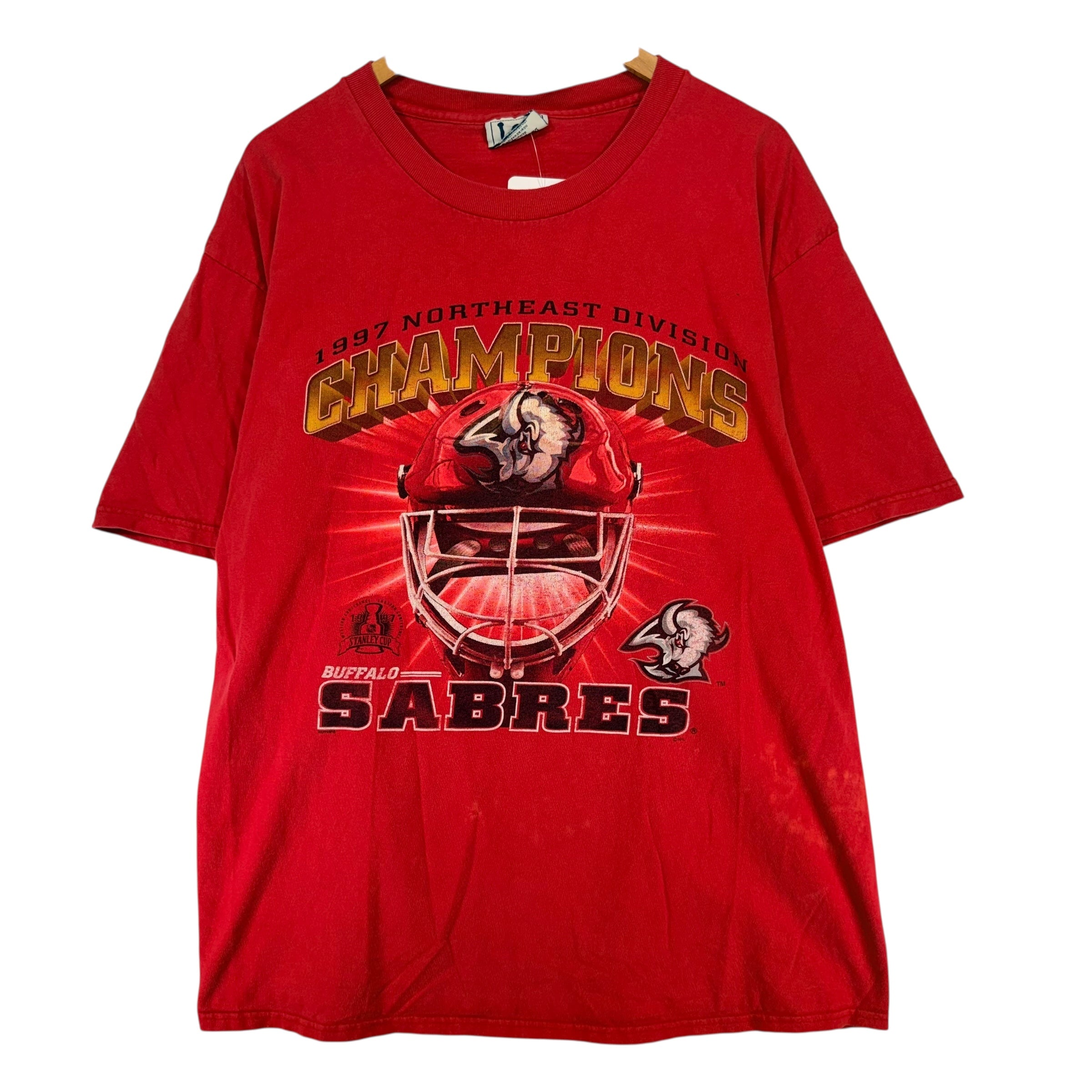 Vintage Buffalo Sabres 1997 Division Champs Shirt XL