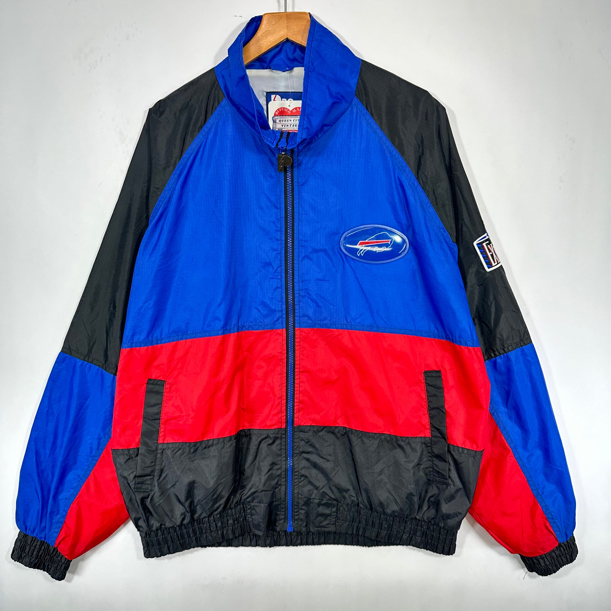 Vintage Buffalo Bills Windbreaker Jacket Medium