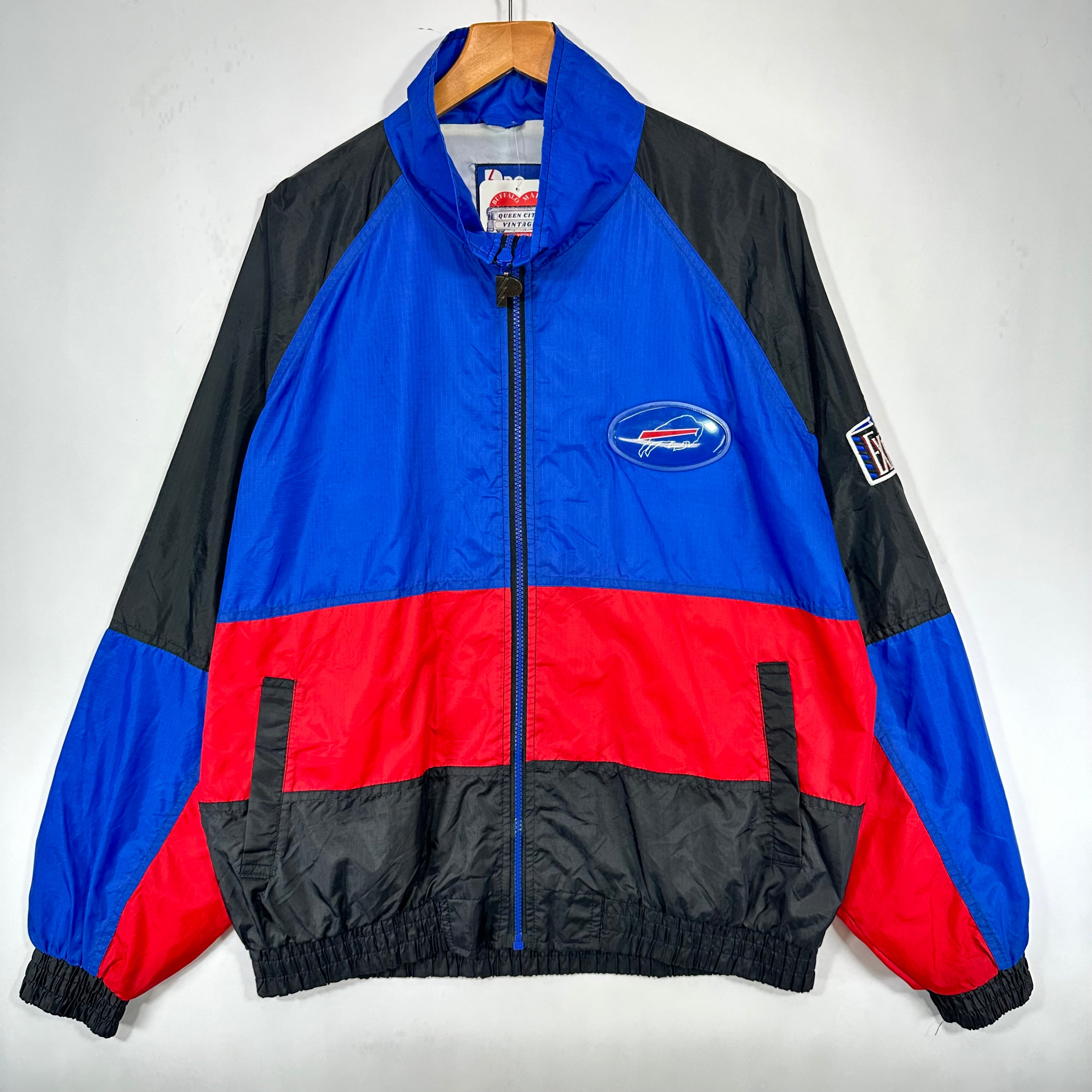 Vintage Buffalo Bills Windbreaker Jacket Medium