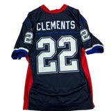 Vintage Buffalo Bills Nate Clements Signed Sewn Jersey Shirt Size 52 XXL