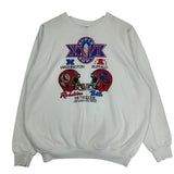 Vintage Buffalo Bills Washington Redskins Super Bowl Crewneck Sweatshirt XL