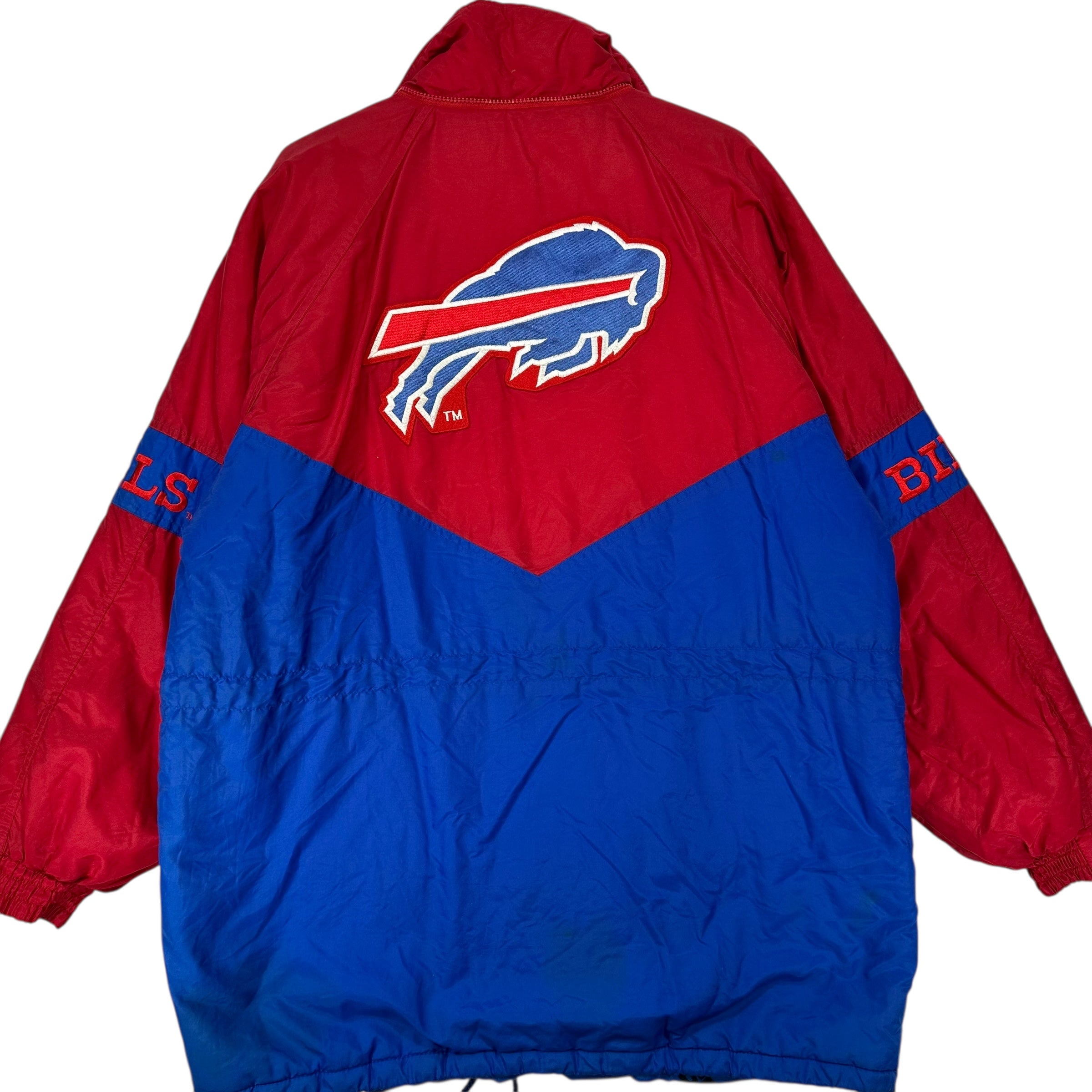 Vintage Buffalo Bills Parka Puffer Jacket Large