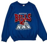 Vintage Buffalo Bills 1990 AFC Champs Crewneck Sweatshirt XL