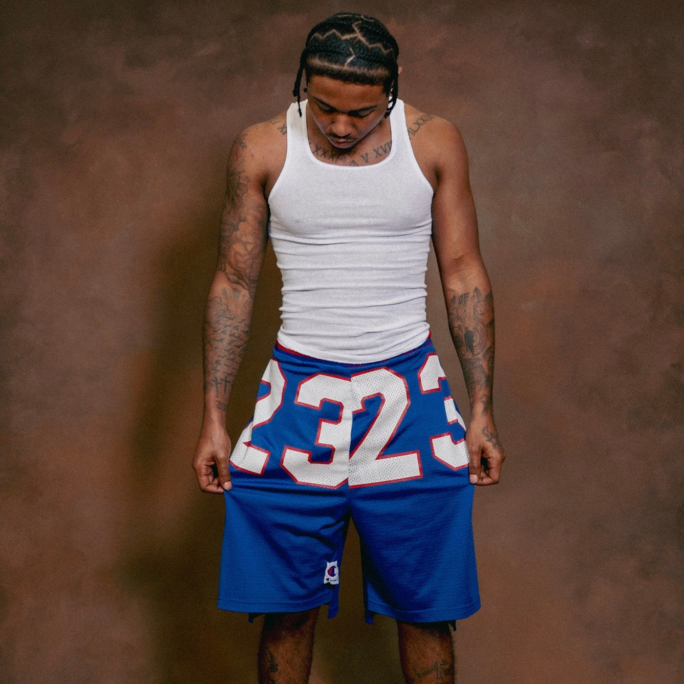 Vintage Buffalo Bills Upcycled Custom Jersey Shorts