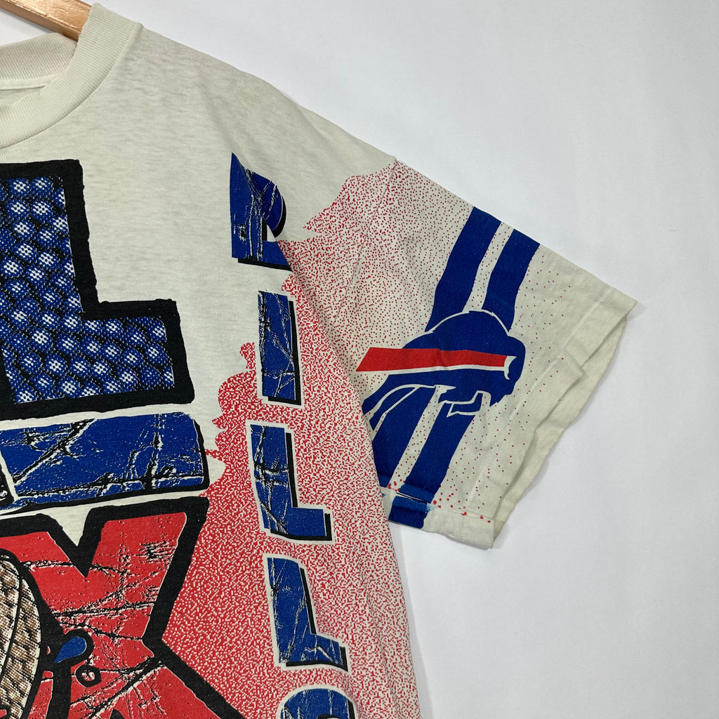 Vintage Buffalo Bills All Over Print Shirt Large